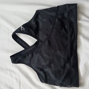 Gymshark adapt camo seamless sports bra